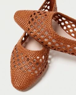 Loeffler Randall Landry Timber Brown Woven Flat New Arrivals 9 Loeffler Randall Landry Timber Brown Woven Flat New Arrivals