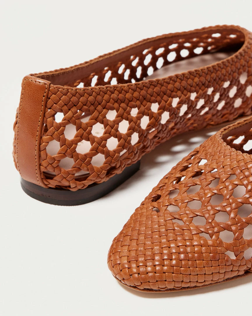 Loeffler Randall Landry Timber Brown Woven Flat New Arrivals 6 Loeffler Randall Landry Timber Brown Woven Flat New Arrivals