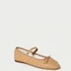 Loeffler Randall New Arrivals Leonie Caramel Crystal Ballet Flat