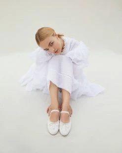 Loeffler Randall New Arrivals Leonie Cream Ballet Flat