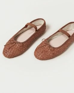 Loeffler Randall Leonie Timber Brown Ballet Flat Footwear 10 Loeffler Randall Leonie Timber Brown Ballet Flat Footwear