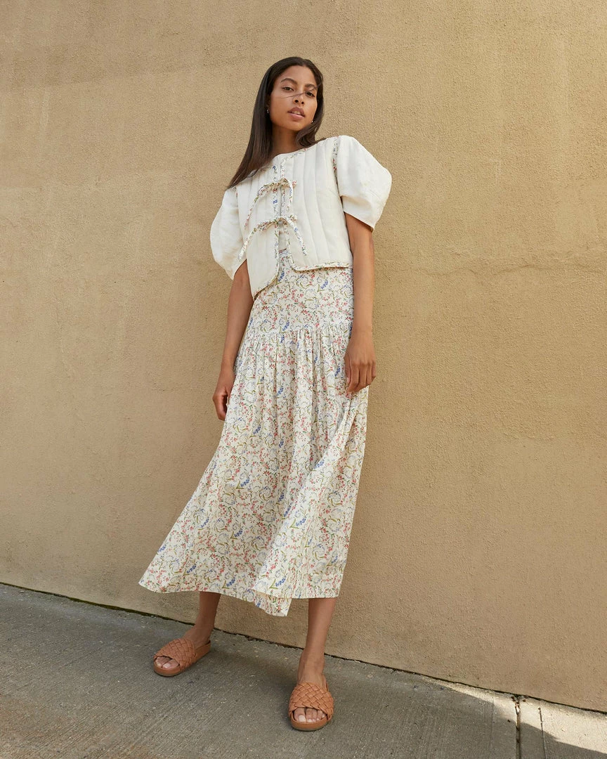 Loeffler Randall Luka Romance Floral Quilted Vest Sale 4 Loeffler Randall Luka Romance Floral Quilted Vest Sale