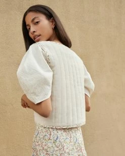 Loeffler Randall Luka Romance Floral Quilted Vest Sale 7 Loeffler Randall Luka Romance Floral Quilted Vest Sale