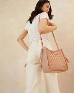 Loeffler Randall Mackenzie Natural Crossbody Tote