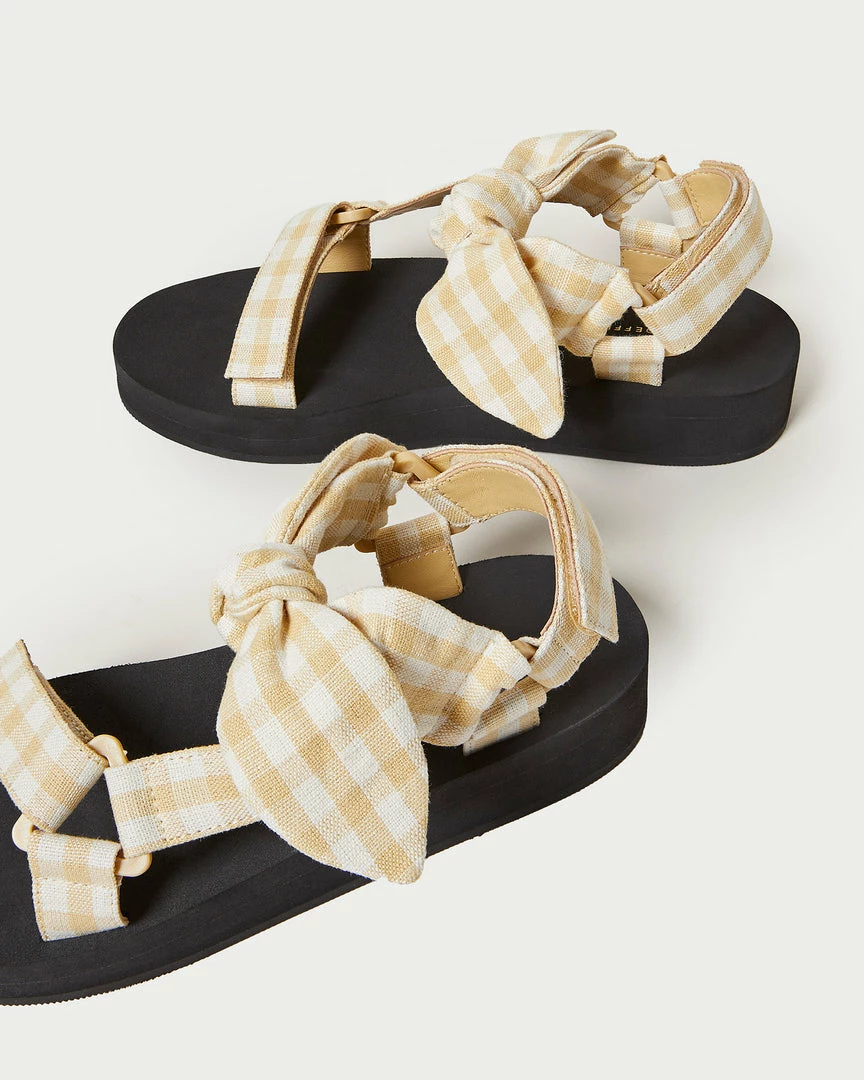 Loeffler Randall Maisie Hay Gingham Sport Sandal 6 Loeffler Randall Maisie Hay Gingham Sport Sandal