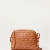 Loeffler Randall Mallory Timber Brown Woven Crossbody