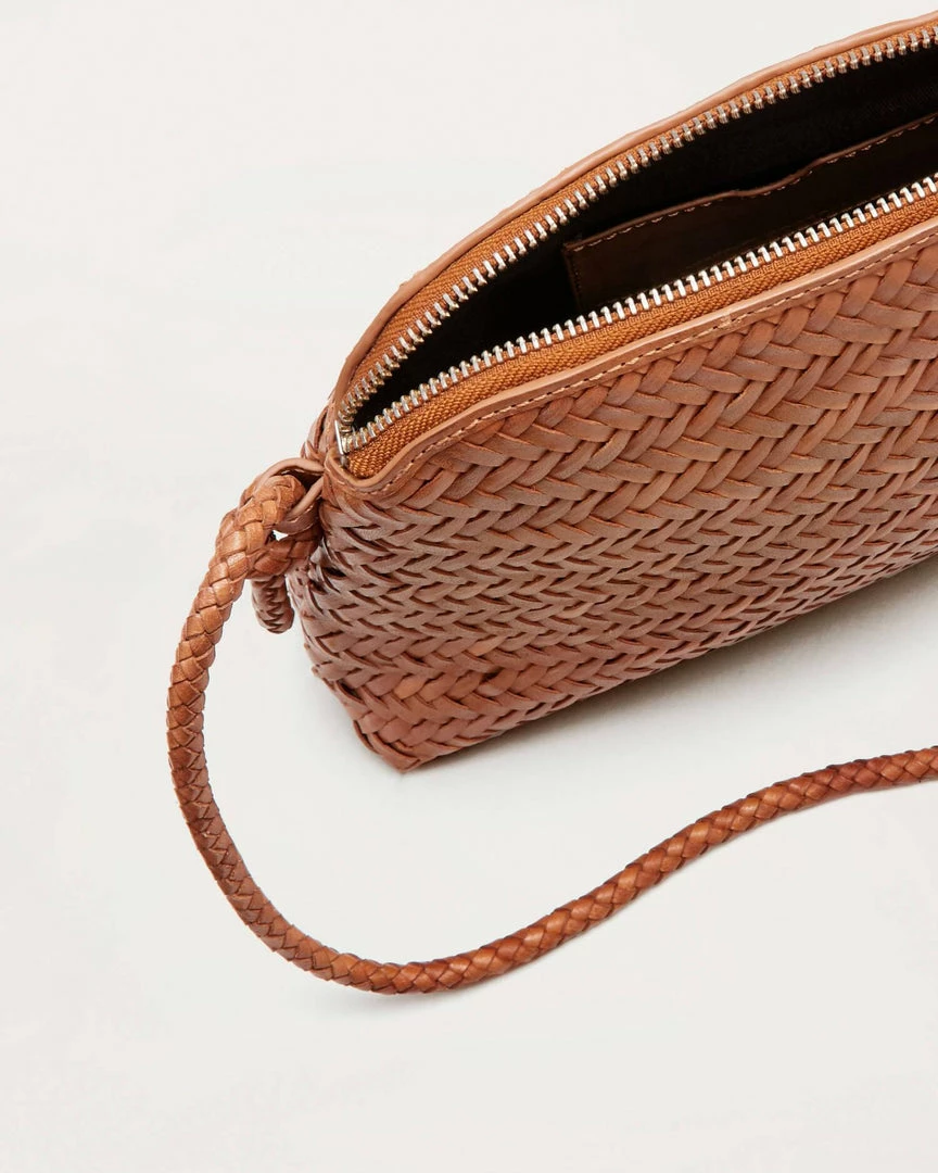 Loeffler Randall Mallory Timber Brown Woven Crossbody 4 Loeffler Randall Mallory Timber Brown Woven Crossbody