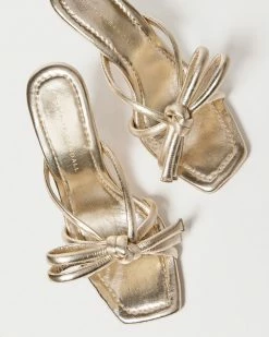 Loeffler Randall New Arrivals Margi Champagne Bow Heel