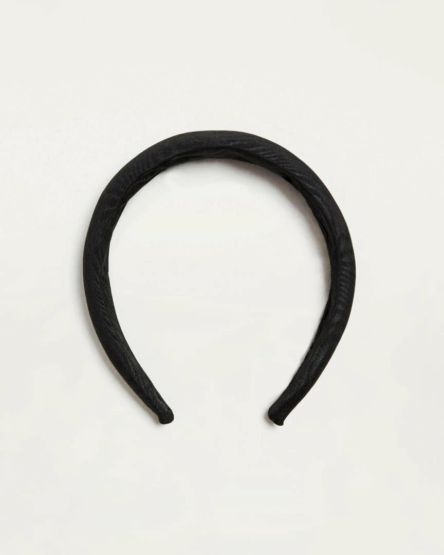 Loeffler Randall Marina Puffy Headband Black 3 Loeffler Randall Marina Puffy Headband Black