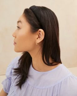 Loeffler Randall Marina Puffy Headband Black 7 Loeffler Randall Marina Puffy Headband Black