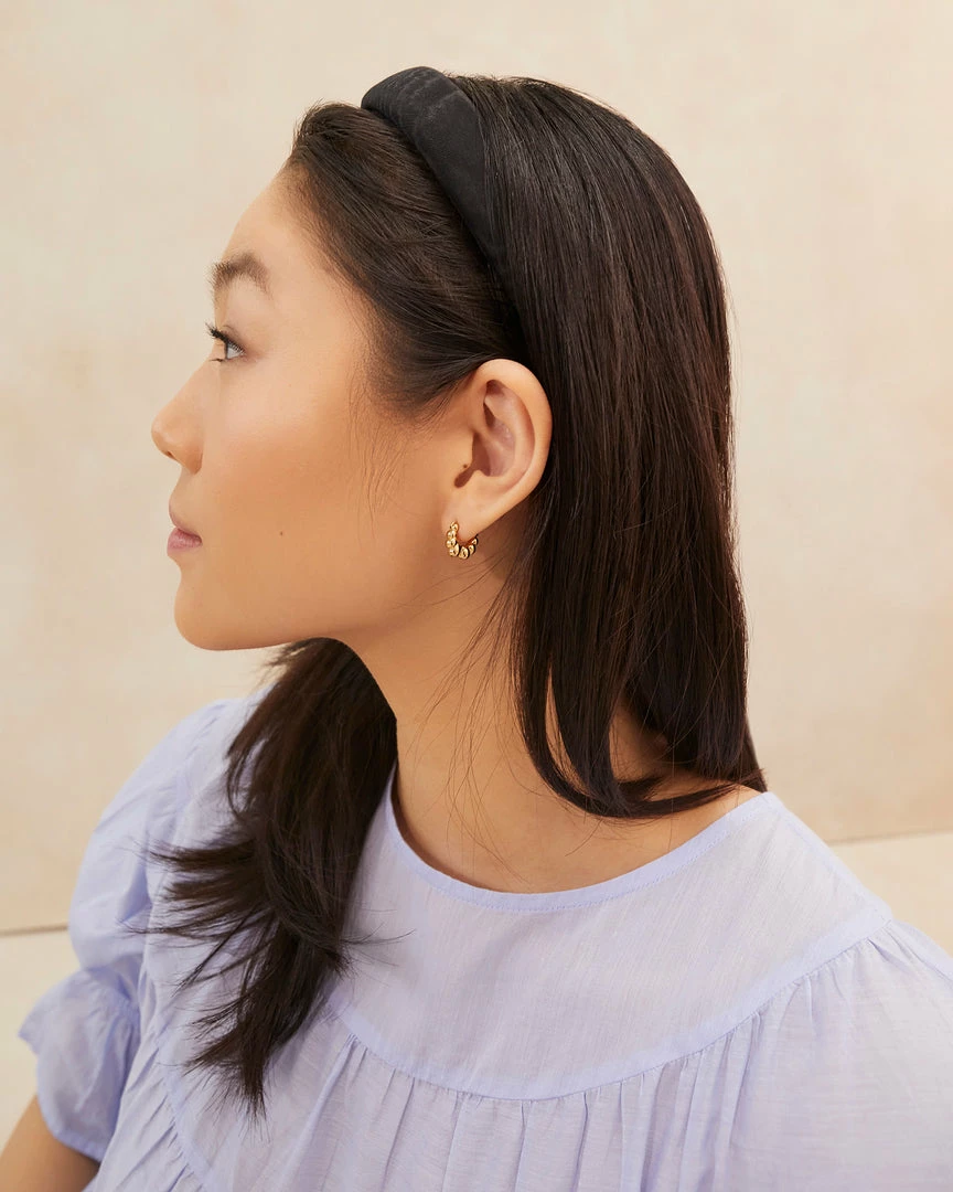 Loeffler Randall Marina Puffy Headband Black 5 Loeffler Randall Marina Puffy Headband Black