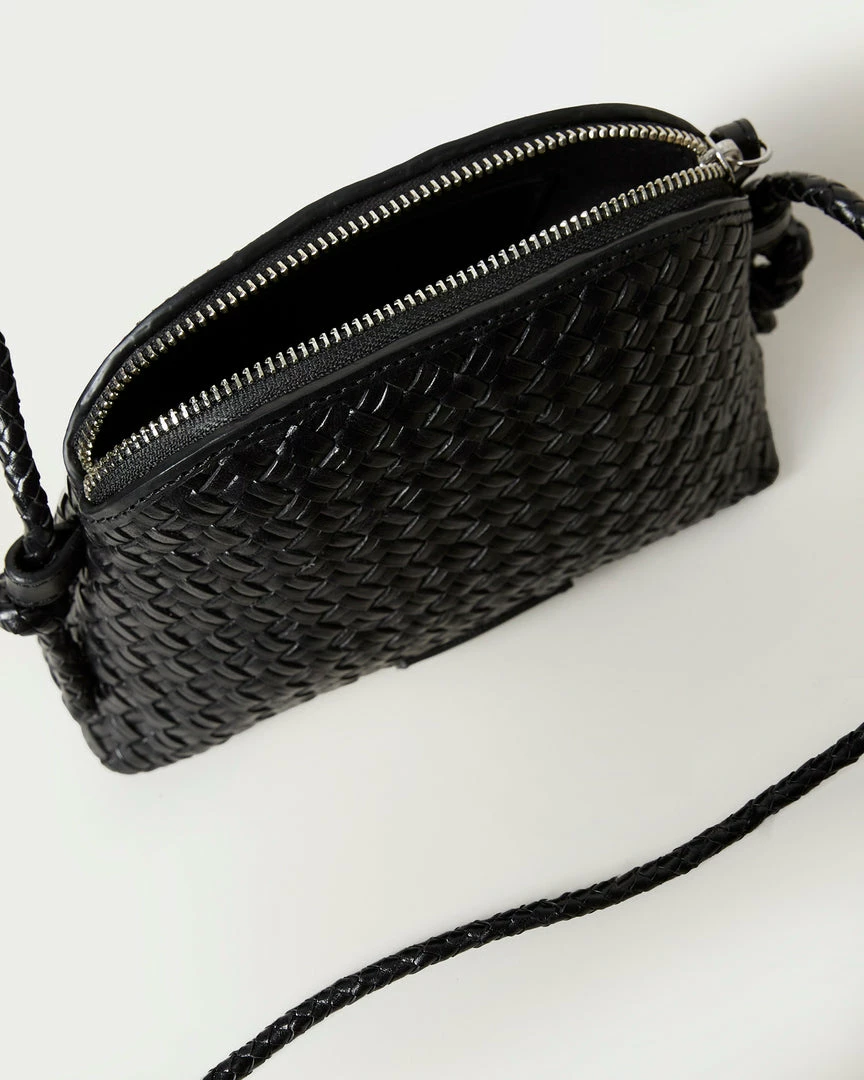 Loeffler Randall Marybeth Black Mini Woven Crossbody 6 Loeffler Randall Marybeth Black Mini Woven Crossbody