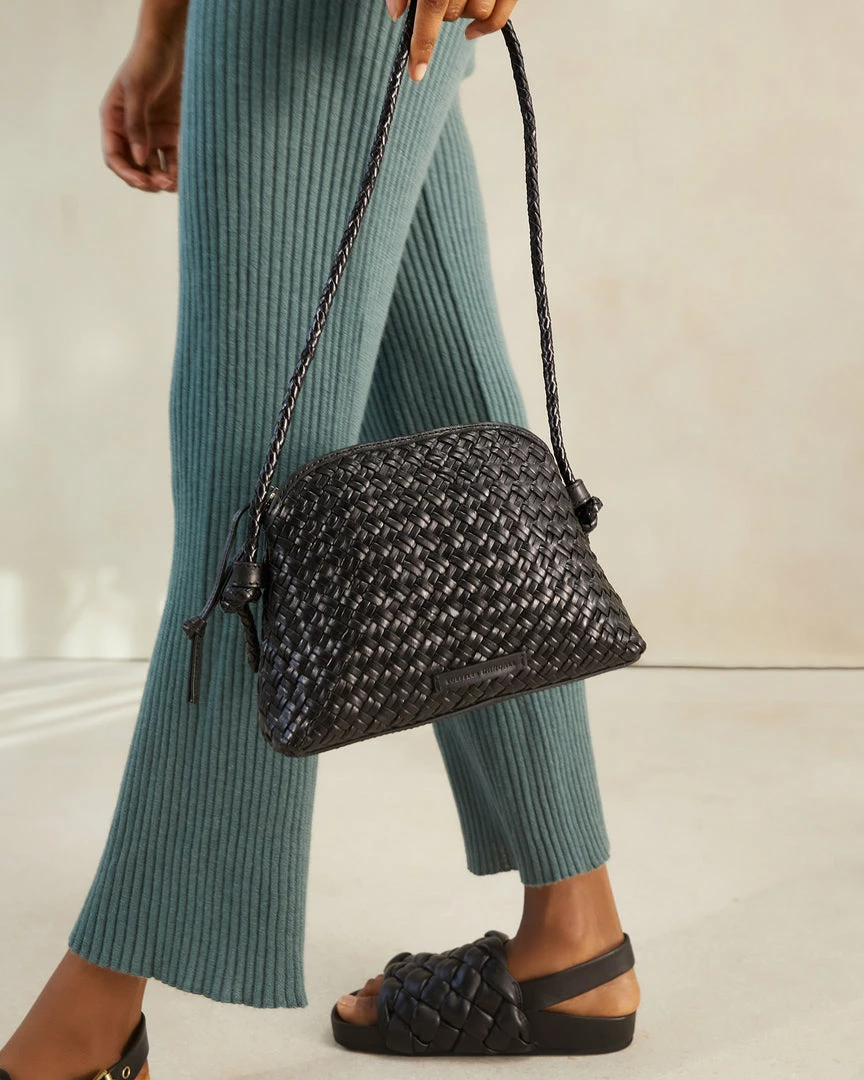 Loeffler Randall Marybeth Black Mini Woven Crossbody 7 Loeffler Randall Marybeth Black Mini Woven Crossbody