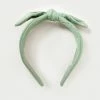 Loeffler Randall New Arrivals Meadow Sage Bow Headband 1 Loeffler Randall New Arrivals Meadow Sage Bow Headband