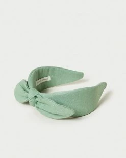 Loeffler Randall New Arrivals Meadow Sage Bow Headband