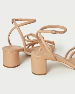 Loeffler Randall New Arrivals Mikel Dune Bow Mid-Heel Sandal