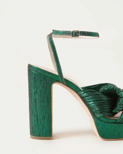 Loeffler Randall Natalia Emerald Platform Bow Heel