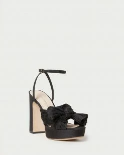 Loeffler Randall Natalia Black Platform Bow Heel