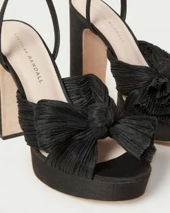 Loeffler Randall Natalia Black Platform Bow Heel