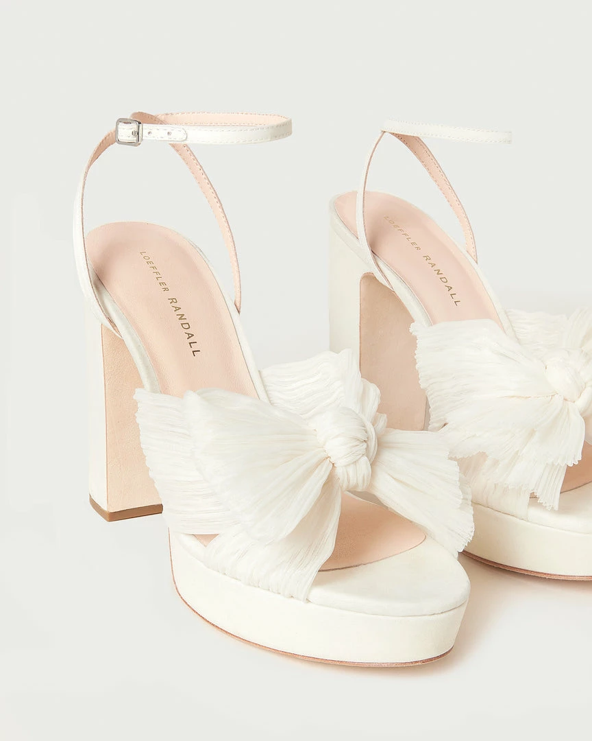 Loeffler Randall Pleats Natalia Pearl Platform Bow Heel 5 Loeffler Randall Pleats Natalia Pearl Platform Bow Heel