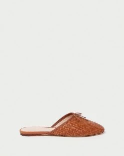 Loeffler Randall New Arrivals Paola Timber Brown Ballet Mule