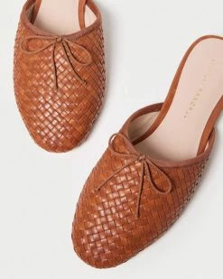 Loeffler Randall New Arrivals Paola Timber Brown Ballet Mule