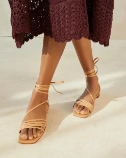 Loeffler Randall Peggy Dune Strappy Wrap Sandal