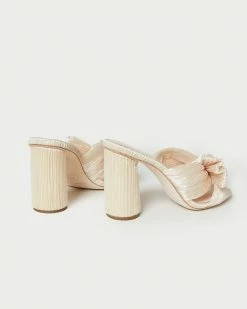 Loeffler Randall Penny Almond Pleated Bow Heel