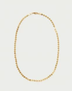 Loeffler Randall Percy Gold Heart Link Necklace