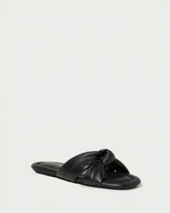 Loeffler Randall New Arrivals Polly Black Puffy Knot Sandal