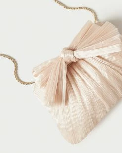 Loeffler Randall Pleats Rayne Almond Bow Clutch 9 Loeffler Randall Pleats Rayne Almond Bow Clutch