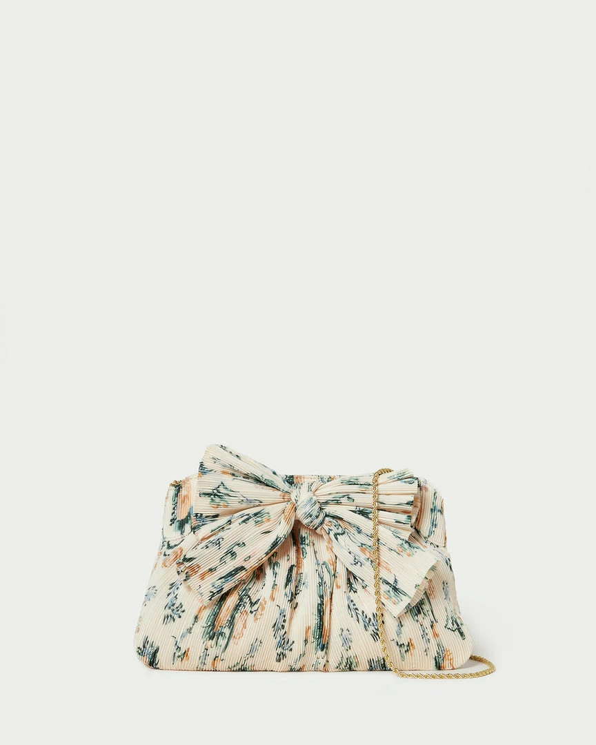 Loeffler Randall Rayne Nova Floral Bow Clutch Pleats 3 Loeffler Randall Rayne Nova Floral Bow Clutch Pleats