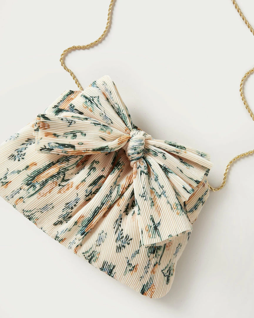 Loeffler Randall Rayne Nova Floral Bow Clutch Pleats 5 Loeffler Randall Rayne Nova Floral Bow Clutch Pleats