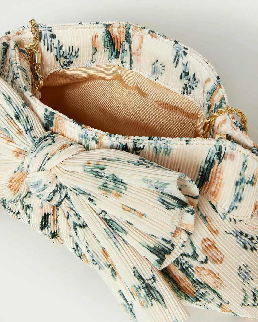 Loeffler Randall Rayne Nova Floral Bow Clutch Pleats 6 Loeffler Randall Rayne Nova Floral Bow Clutch Pleats