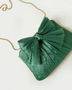 Loeffler Randall Rayne Sage Bow Clutch Pleats 9 Loeffler Randall Rayne Sage Bow Clutch Pleats