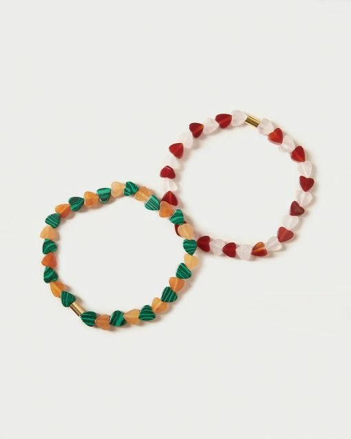 Loeffler Randall Renata Heart Stone Bracelet