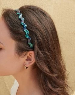 Loeffler Randall New Arrivals Rhona Tortoise/Forest Headband Set