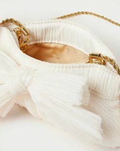 Loeffler Randall Rochelle Pearl Mini Bow Clutch