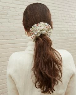 Loeffler Randall Sale Shelby Romance Floral Pleated Scrunchie 7 Loeffler Randall Sale Shelby Romance Floral Pleated Scrunchie