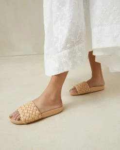 Loeffler Randall New Arrivals Sonnie Camel Woven Sandal