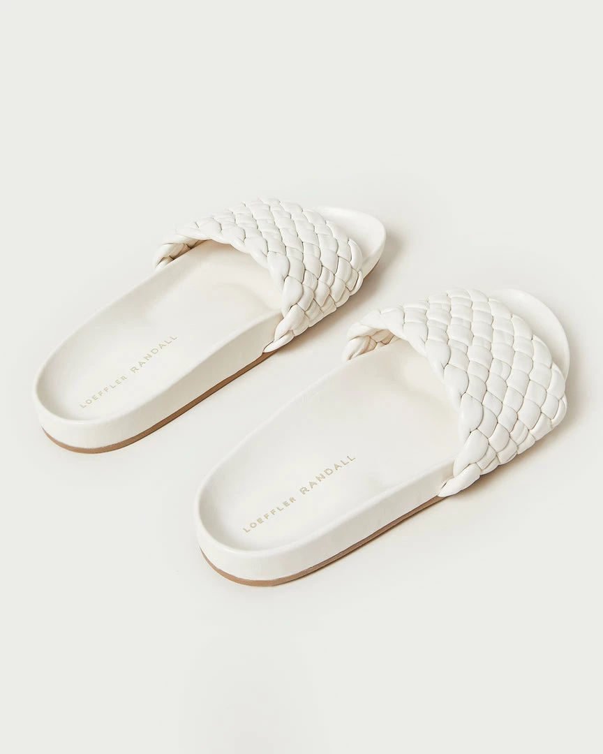 Loeffler Randall Sonnie Cream Woven Sandal 6 Loeffler Randall Sonnie Cream Woven Sandal