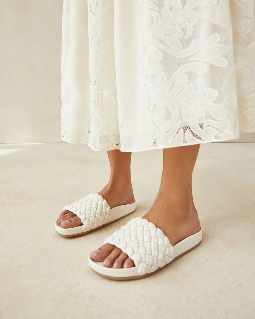 Loeffler Randall Sonnie Cream Woven Sandal 7 Loeffler Randall Sonnie Cream Woven Sandal