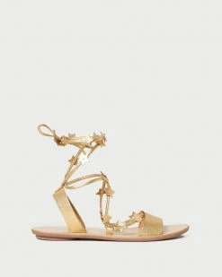 Loeffler Randall Starla Gold Ankle Wrap Sandal Best Sellers