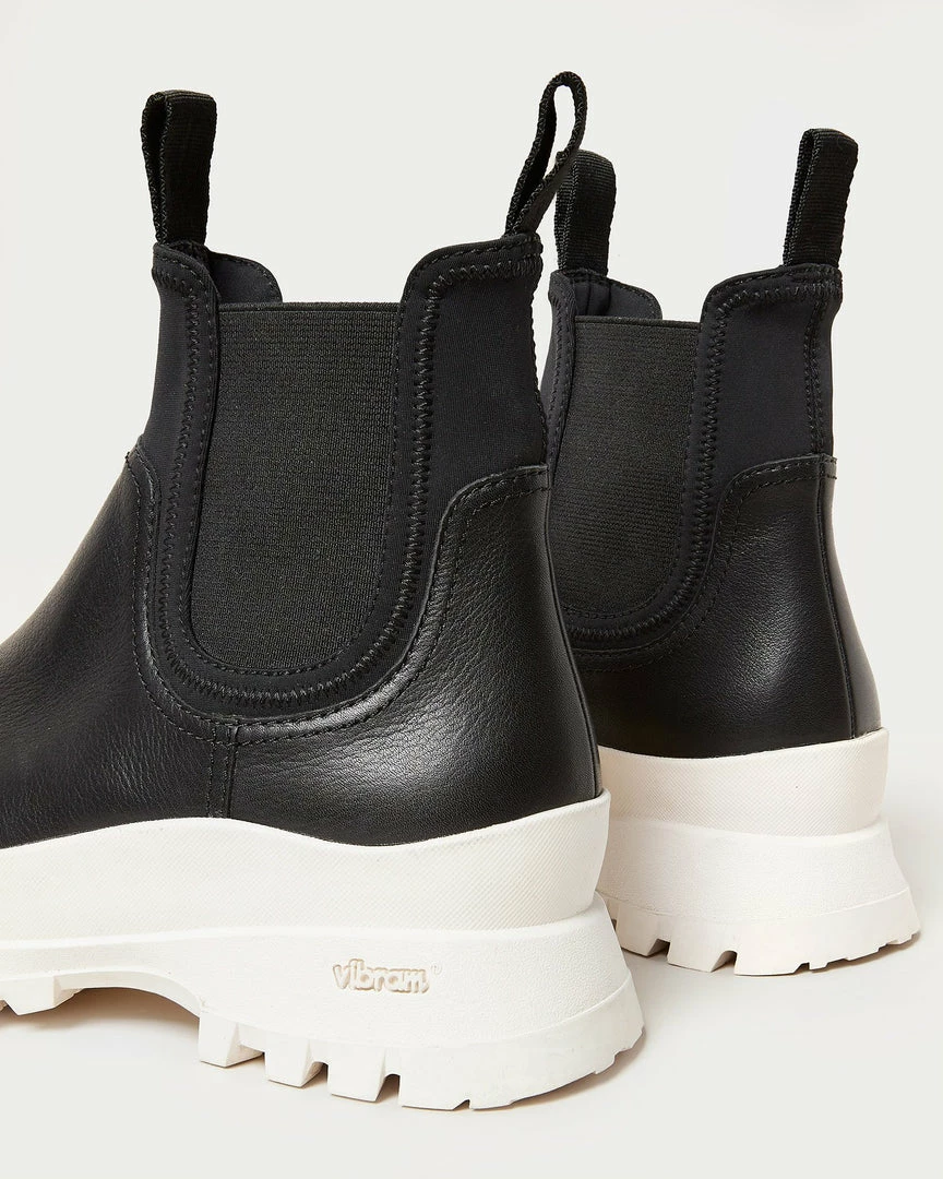 Loeffler Randall Tara Black/Cream Weather Boot 6 Loeffler Randall Tara Black/Cream Weather Boot
