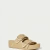 Loeffler Randall Theo Bisque/Cream Footbed Sandal