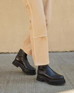 Loeffler Randall Toni Black Platform Boot Footwear