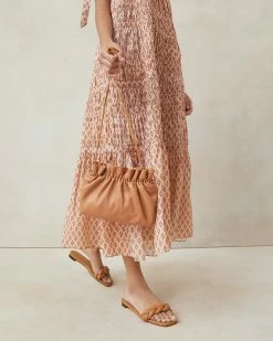 Loeffler Randall Wes Dark Sand Cinched Crossbody