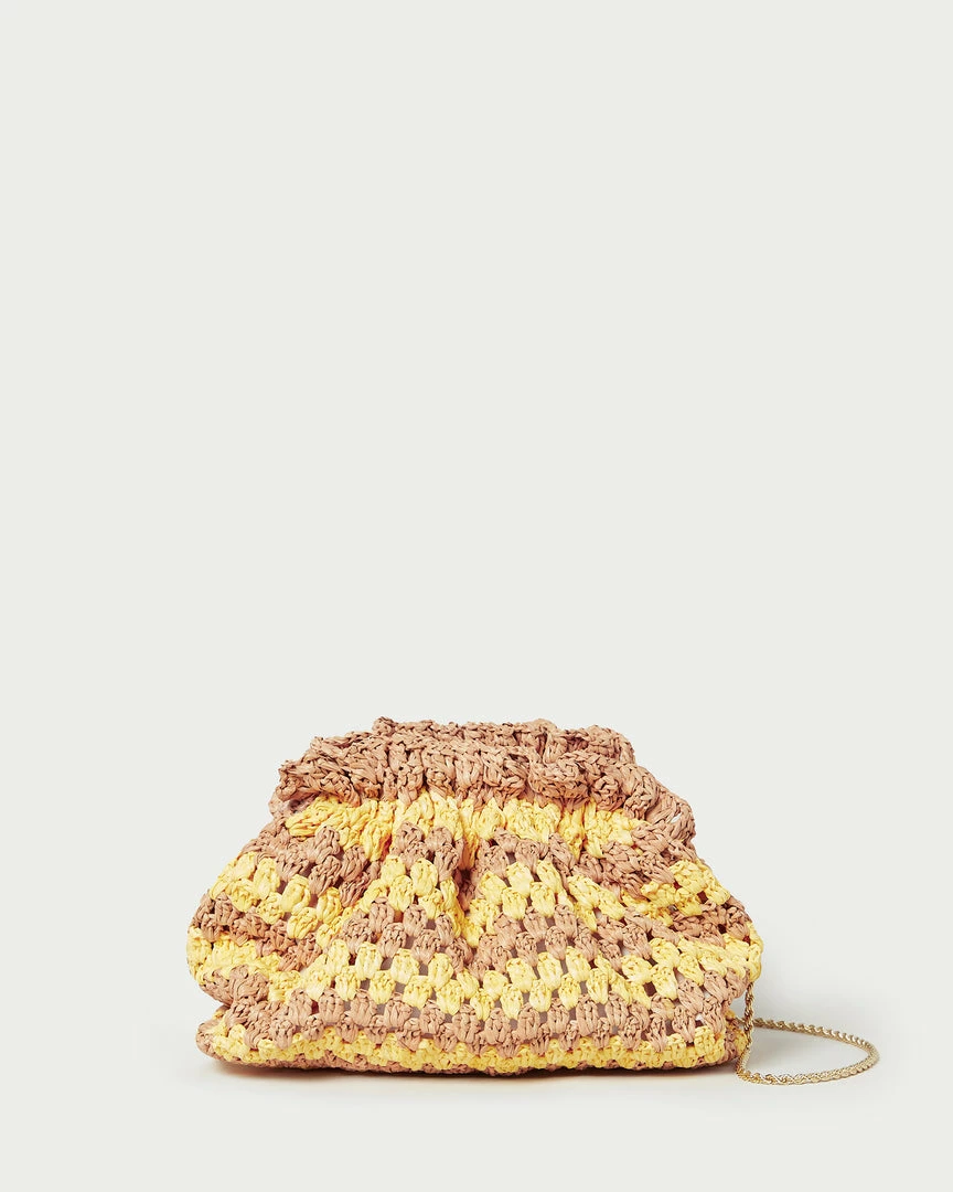 Loeffler Randall New Arrivals Willa Natural/Yellow Mini Pouch 3 Loeffler Randall New Arrivals Willa Natural/Yellow Mini Pouch