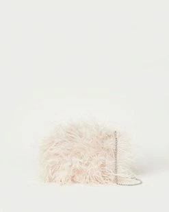 Loeffler Randall New Arrivals Zahara Oyster Mini Feather Pouch