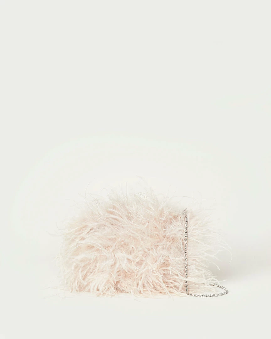 Loeffler Randall New Arrivals Zahara Oyster Mini Feather Pouch 3 Loeffler Randall New Arrivals Zahara Oyster Mini Feather Pouch